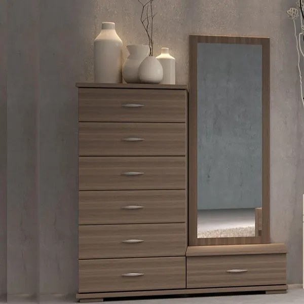 Τουαλέτα 7 συρτάρια 120x115x40 DIOMMI 25-239