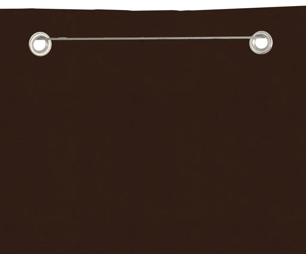 vidaXL Διαχωριστικό Βεράντας Καφέ 80 x 240 εκ. Ύφασμα Oxford