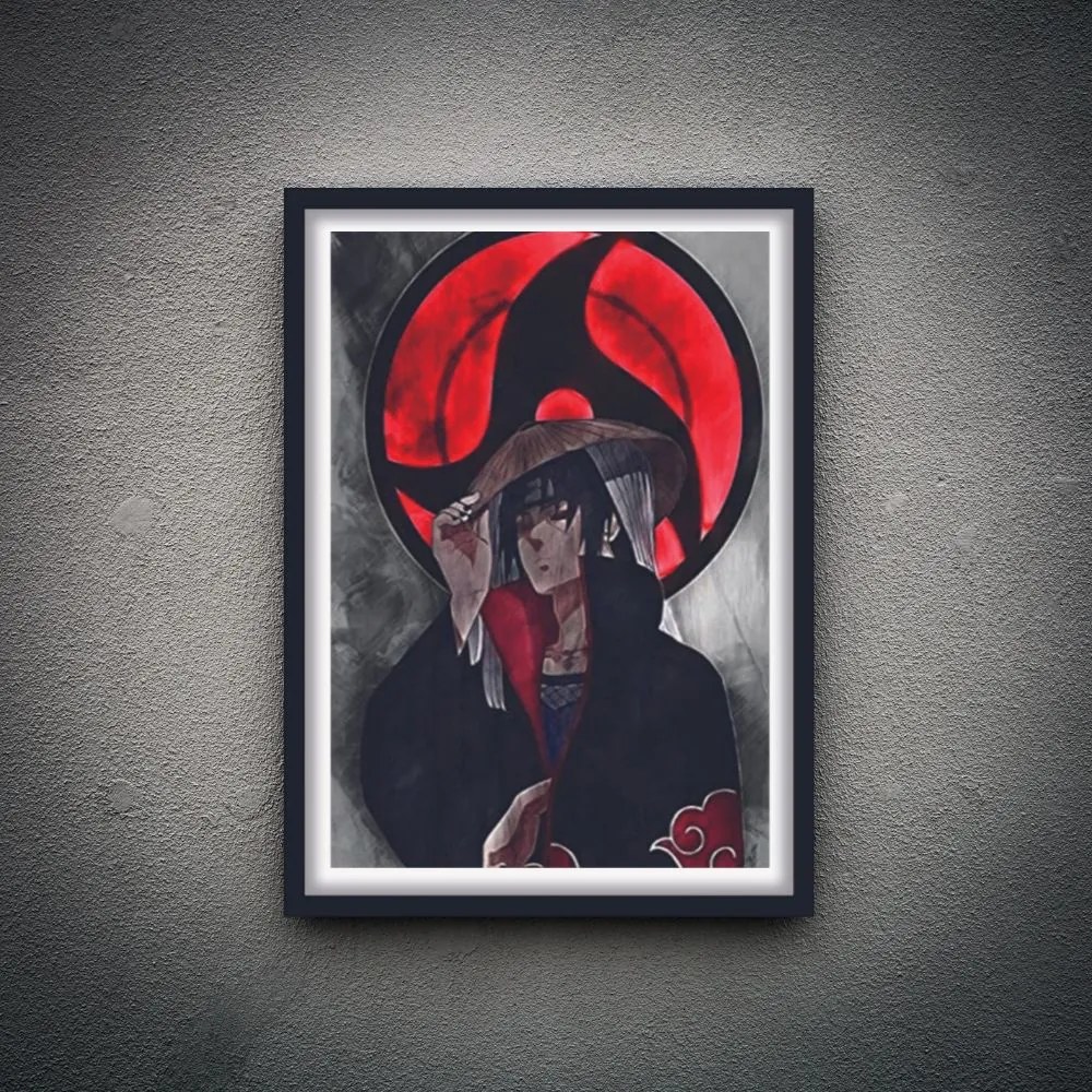 Πόστερ &amp; Kάδρο Itachi Naruto AN015 21x30cm Εκτύπωση Πόστερ (χωρίς κάδρο)