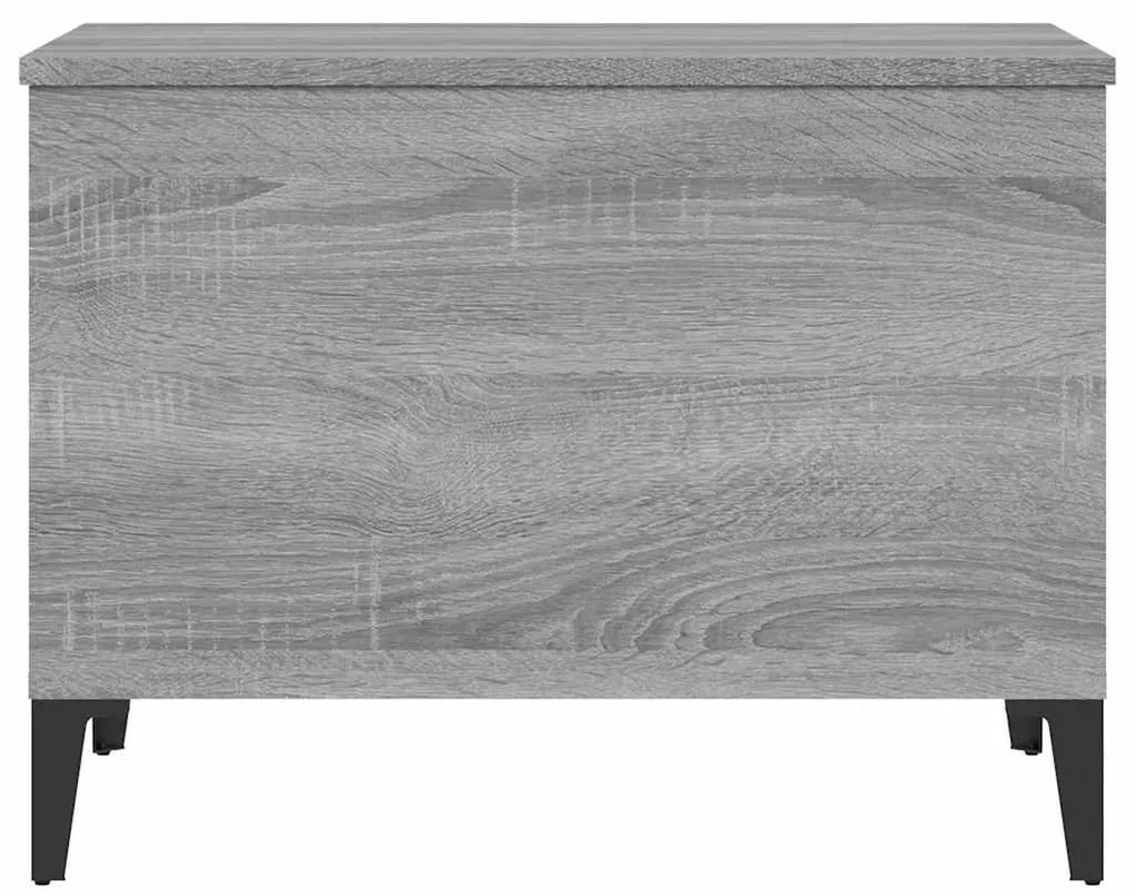 vidaXL Τραπεζάκι Σαλονιού Γκρι Sonoma 60x44,5x45εκ. Επεξεργασμένο Ξύλο