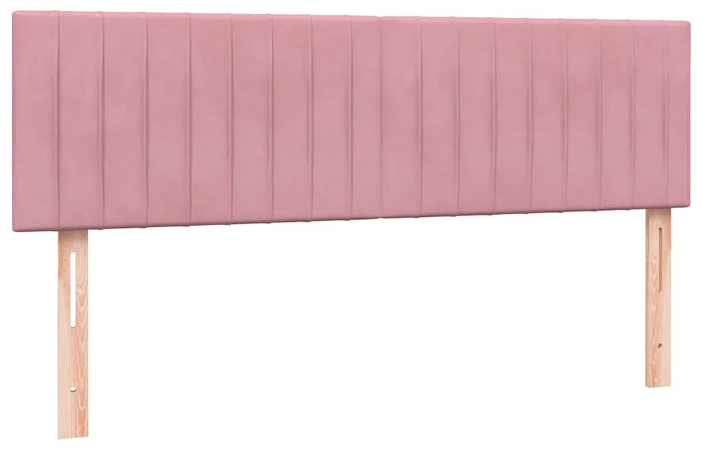 ΚΡΕΒΑΤΙ BOXSPRING ΜΕ ΣΤΡΩΜΑ ΡΟΖ 140X210 ΕΚ. ΒΕΛΟΥΔΙΝΟ 3317078