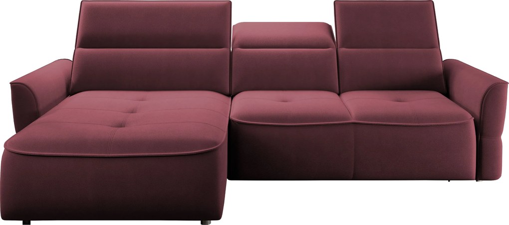 Γωνιακός καναπές Morello Mini-Magenta-Αριστερή