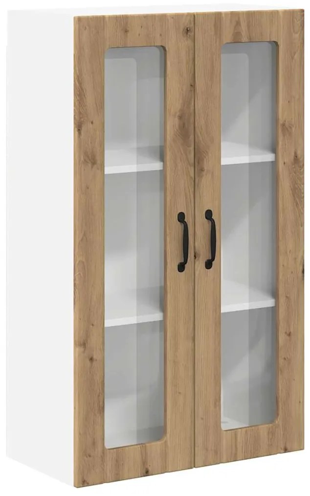 vidaXL Κρεμαστό ντουλάπι κουζίνας Artisan Oak 60 x 31 x 100 εκ.