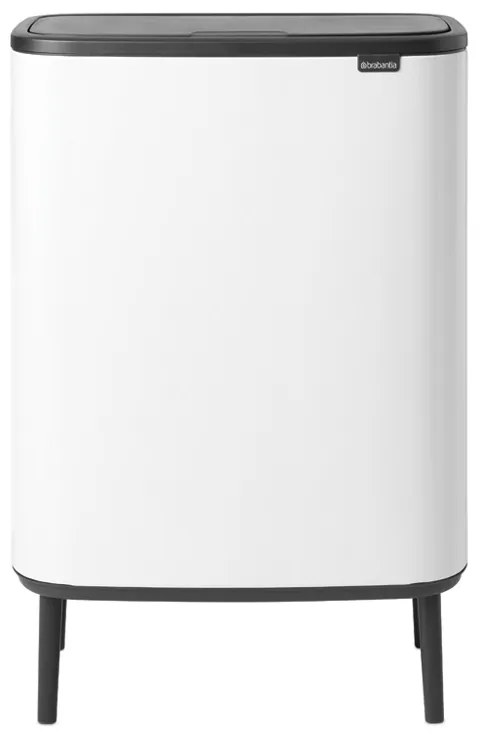 Brabantia 1001259 Κάδος Απορριμμάτων Bo Touch Hi 60L, White