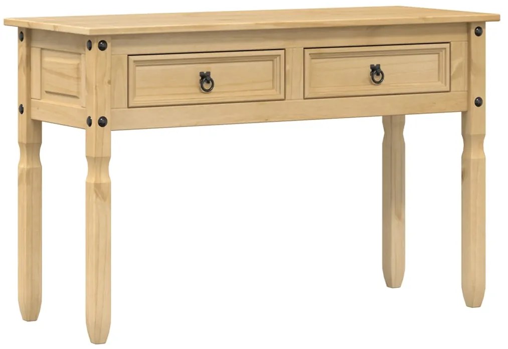 Τραπέζι Κονσόλα Corona 115x46x73 εκ. από Μασίφ Ξύλο Πεύκου - Καφέ