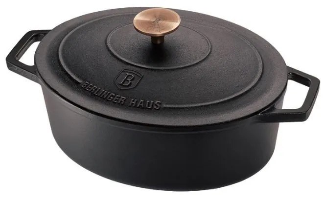 Berlinger Haus BH-6494 Ρηχή Κατσαρόλα από Χυτοσίδηρο με επίστρωση εμαγιέ 26εκ.