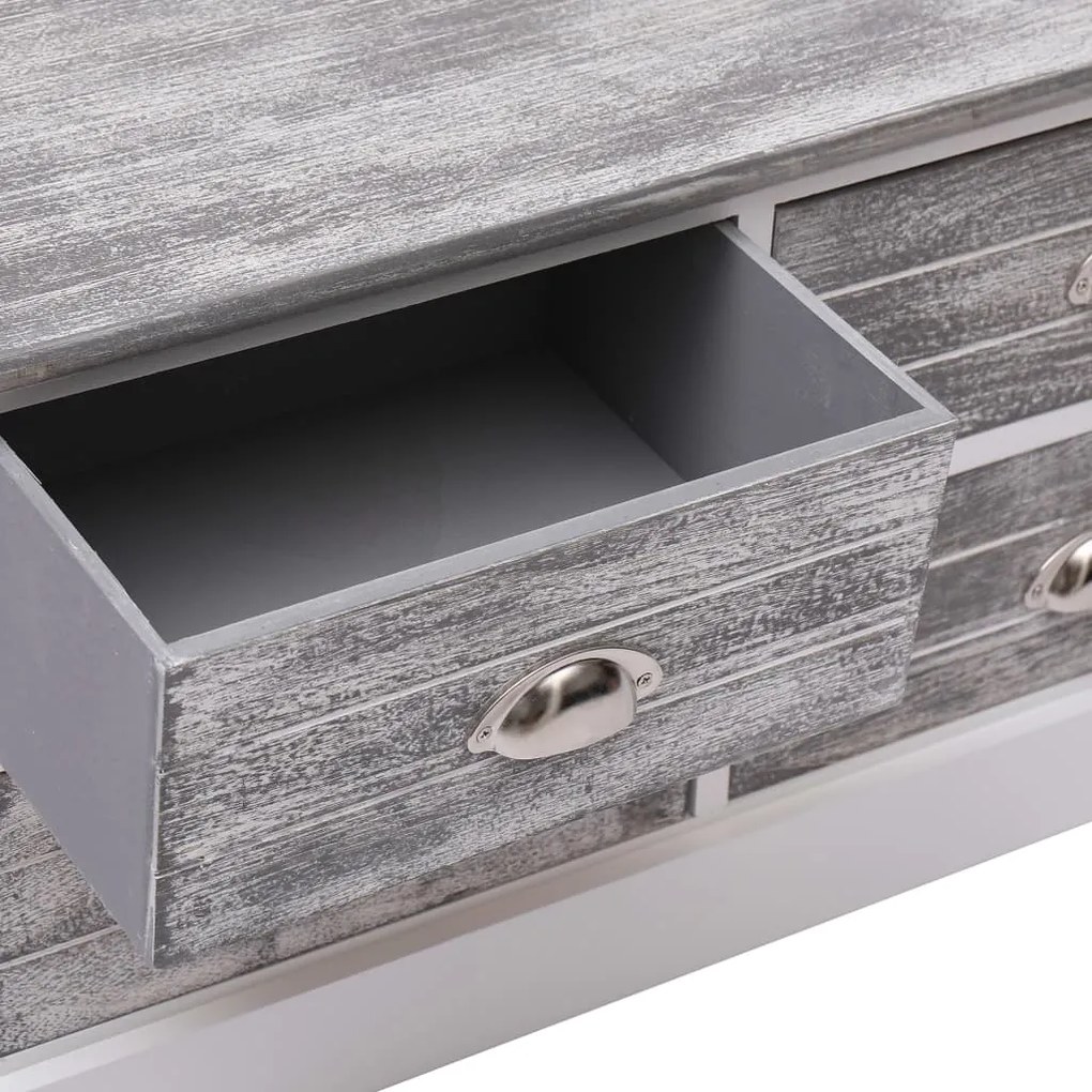 vidaXL Έπιπλο Χολ / Εισόδου Γκρι 115 x 30 x 40 εκ. Ξύλινο