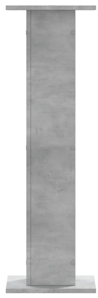 vidaXL Βάσεις Ηχείων 2 Τεμ. Γκρι Σκυρ. 30x30x95 εκ. Επεξ. Ξύλο