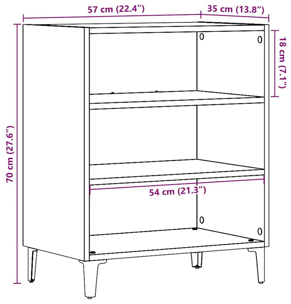 ΝΤΟΥΛΑΠΙ ΠΑΛ. ΞΥΛΟ 57X35X75 ΕΚ. ΑΠΟ ΕΠΕΞΕΡΓΑΣΜΕΝΟ ΞΥΛΟ 856474