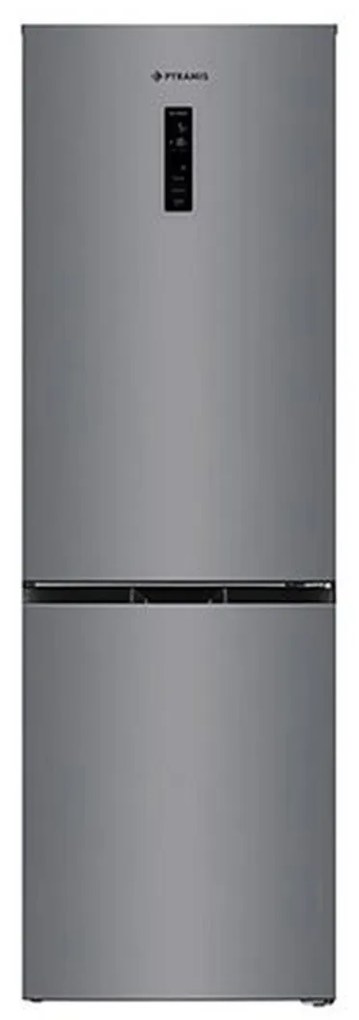 Pyramis FSO 185 Ψυγειοκαταψύκτης 323lt NoFrost Υ185xΠ60xΒ68.5εκ. Inox -(031007201)