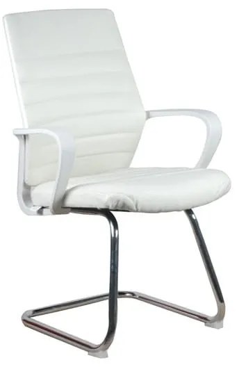 Καρέκλα Επισκέπτη 5568V 57x60x95cm White 093-92-130