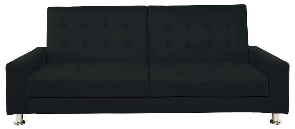 Καναπές Κρεβάτι MOBY Ύφασμα Μαύρο 217x80x81cm