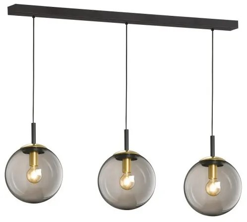 Κρεμαστό Φωτιστικό Οροφής Φιμέ Dini 60890 Fischer Honsel-60890-Φιμέ/Smoke 60890
