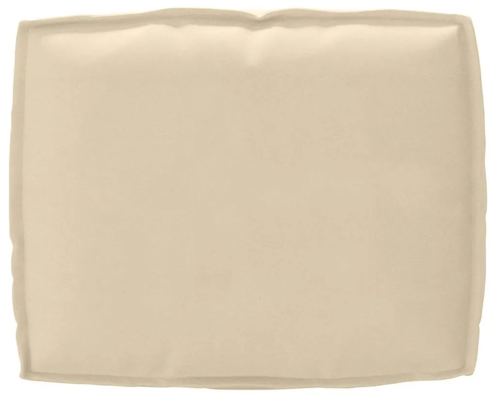 vidaXL Μαξιλάρι παλέτας για πλάτη Μπεζ 50 x 40 x 12 cm Ύφασμα Oxford