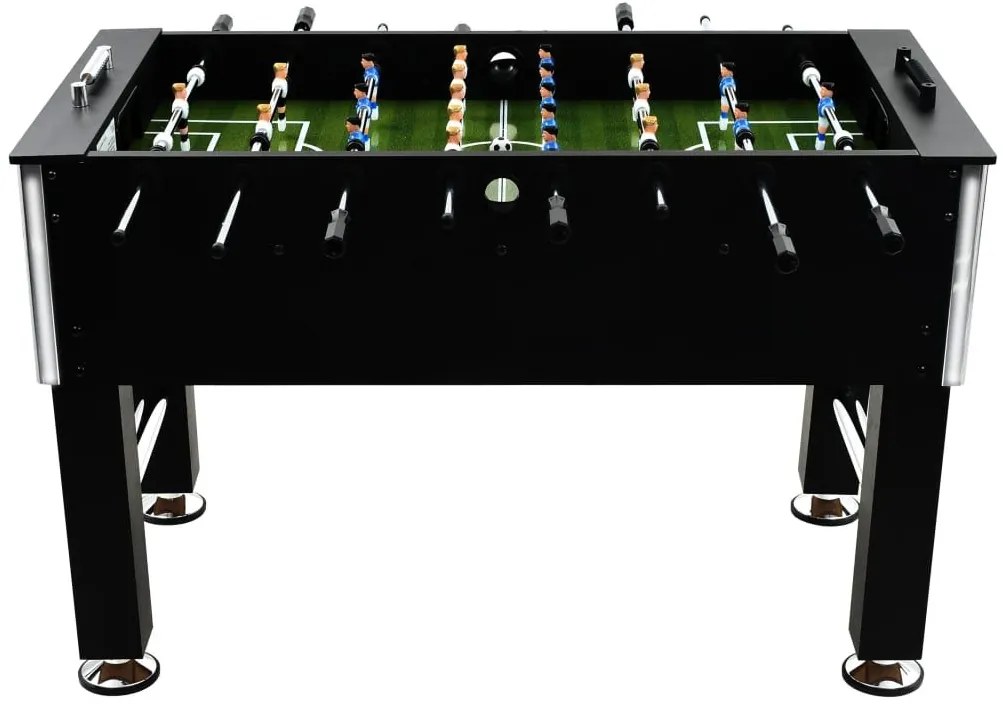 Ποδοσφαιράκι Επιτραπέζιο Μαύρο 140x74,5x87,5 εκ. 60κ. Ατσάλι - Μαύρο