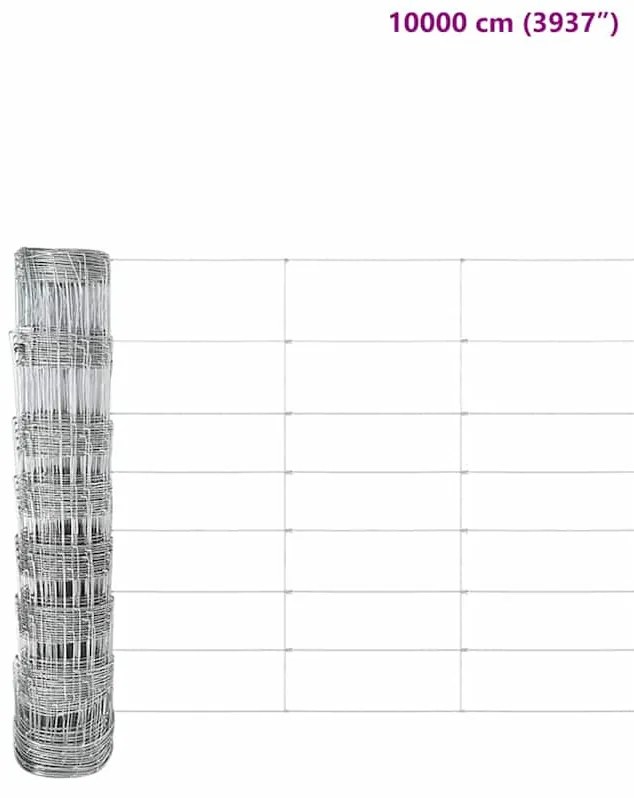 vidaXL Σαλονόπλεγμα 0.8 x 25 μ Γαλβανισμένο Χάλυβα