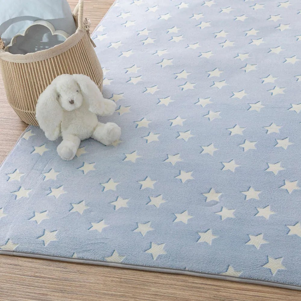 Παιδικό Χαλί Starlight Σιελ 115x180 - Borea Home