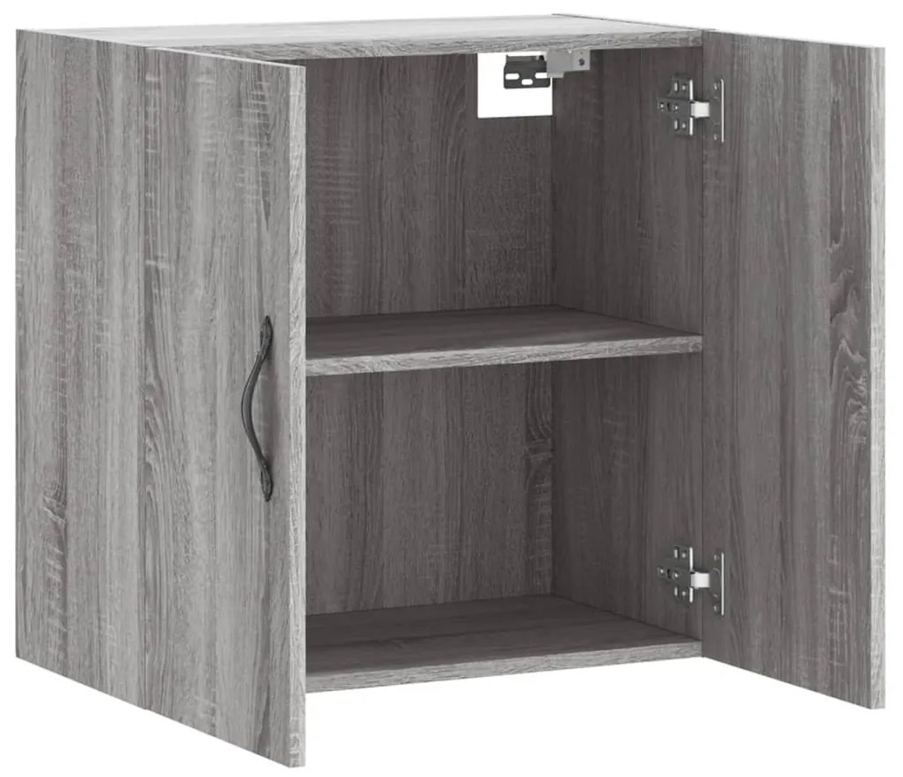 vidaXL Ντουλάπι Τοίχου Γκρι Sonoma 60x31x60 εκ. από Επεξεργασμένο Ξύλο