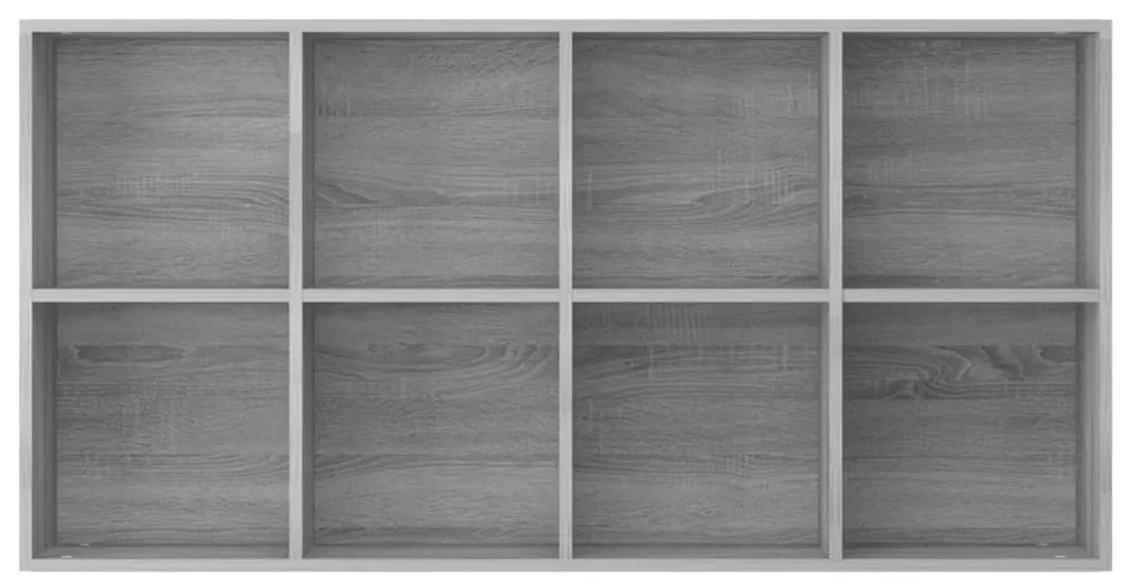 vidaXL Βιβλιοθήκη/Βοηθητικό Ντουλάπι Γκρι sonoma 66x30x130εκ Επεξ Ξύλο