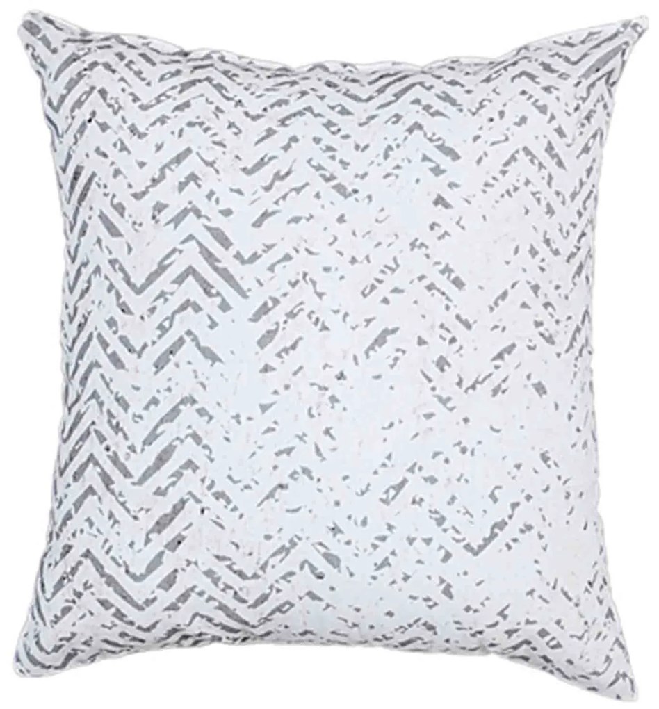 Διακοσμητική Μαξιλαροθήκη Medina White - Grey Nima 45X45 100% Cotton
