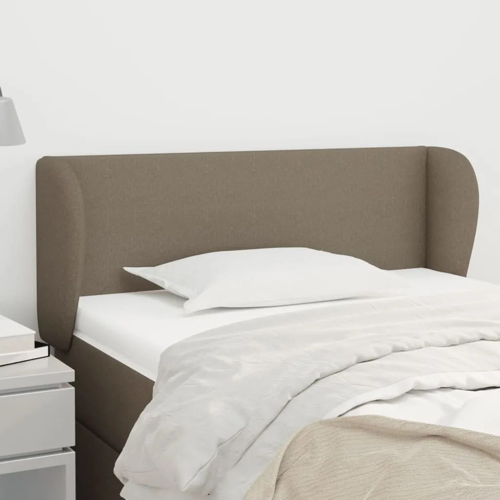 vidaXL Κεφαλάρι με Πτερύγια Taupe 93x23x78/88 εκ. Υφασμάτινο