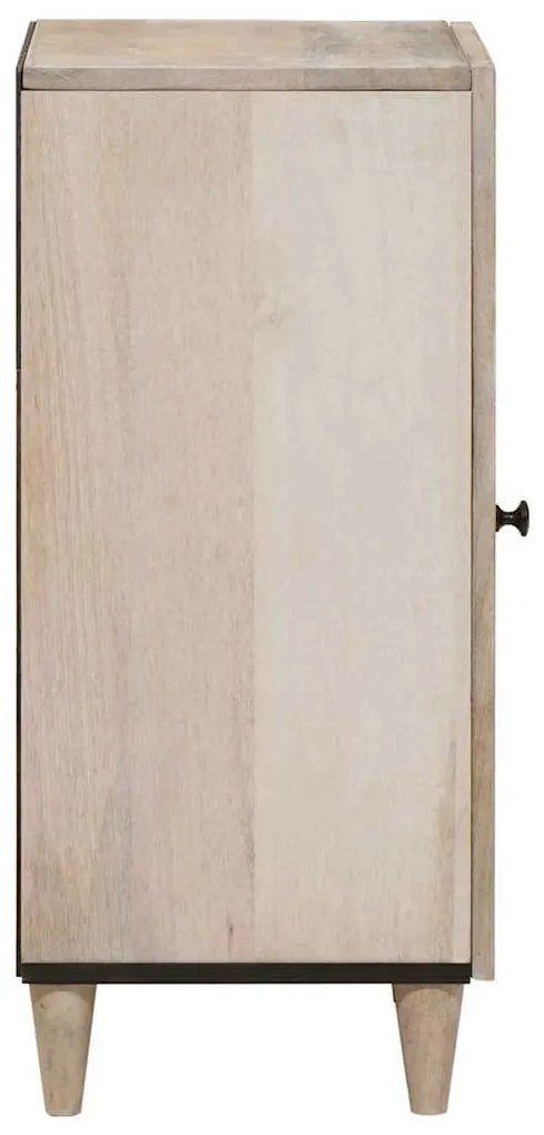 vidaXL Πλαϊνό γραφείο Λευκό 33.5 x 40 x 75 εκ