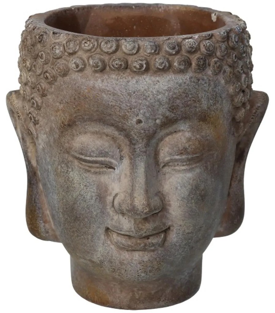 Κασπώ ArteLibre Βούδας Καφέ Τσιμέντο 12.5x11x13.5cm-05154330