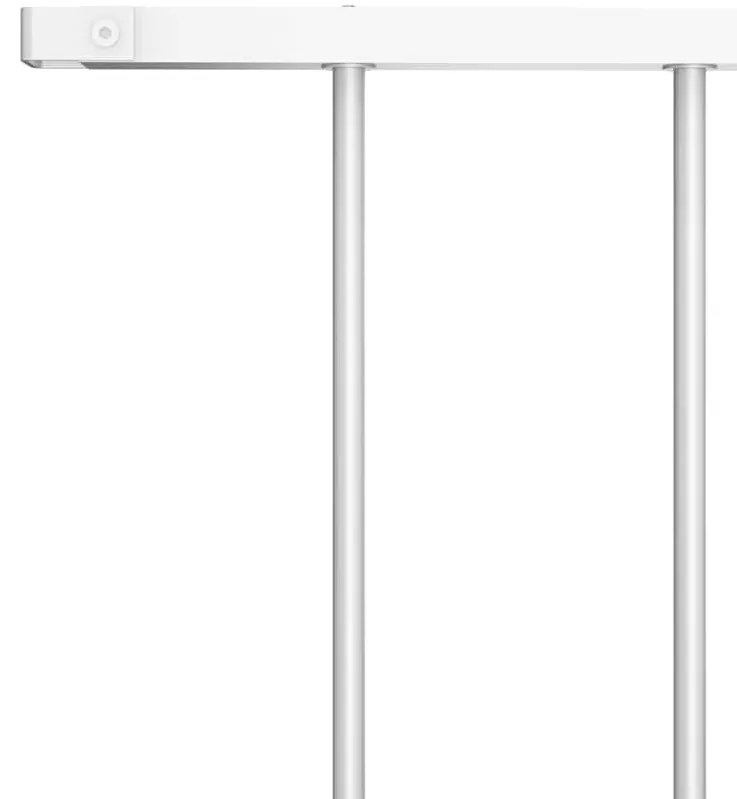 vidaXL Πάνελ Περίφραξης από Ατσάλι με Ηλεκτροστατική Βαφή 1,63x0,75 μ. Λευκό