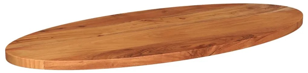 vidaXL Επιφάνεια Τραπεζιού Οβάλ 110x50x3,8 εκ. Μασίφ Ξύλο Ακακίας