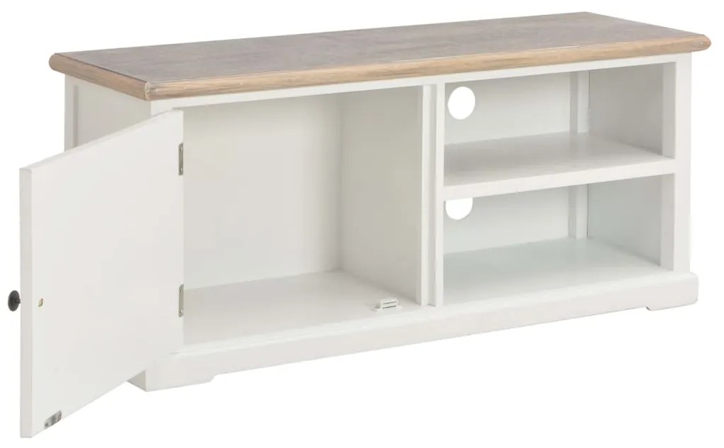 vidaXL Έπιπλο Τηλεόρασης Λευκό 90 x 30 x 40 εκ. Ξύλινο