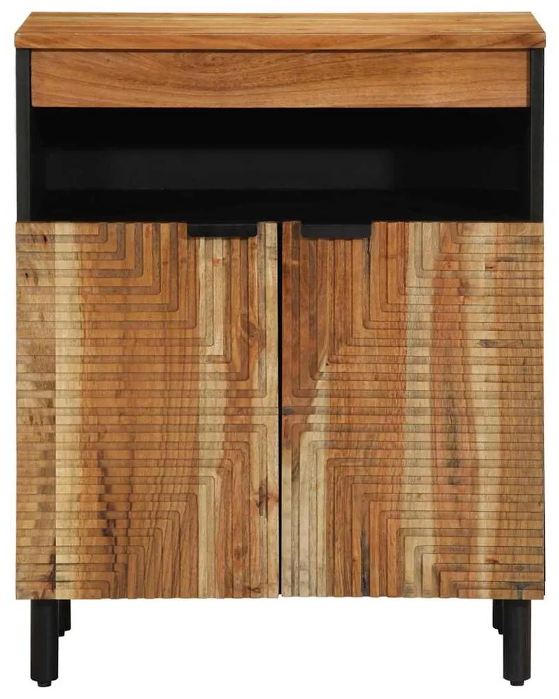 vidaXL Πλαϊνό γραφείο Φυσικό 60 x 33,5 x 75 εκ. Στερεό Ξύλο Ακακίας