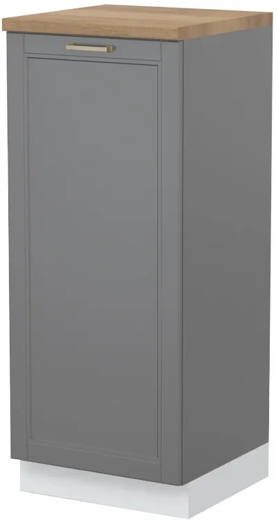 Επιδαπέδιο ντουλάπι ψηλό Tahoma K14-60-1KF-Γραφίτης - 60.00Χ60.00Χ148.00cm