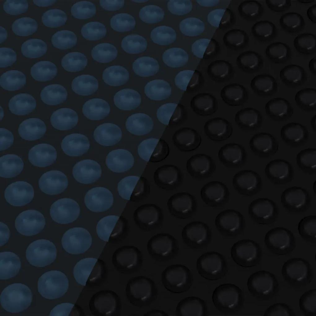 Κάλυμμα Πισίνας Ηλιακό Μαύρο/Μπλε 450x220 εκ. από Πολυαιθυλένιο - Μαύρο