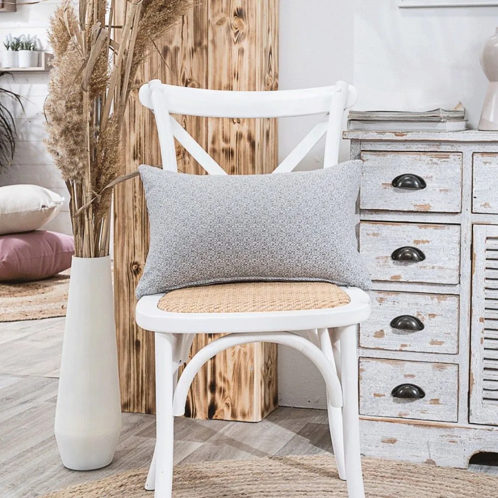 Μαξιλαροθήκη Διακοσμητική Sorrento 04 Grey Teoran 30X50 Cotton-Polyester