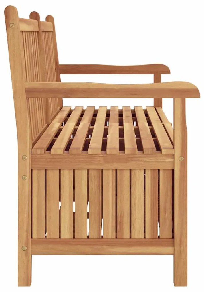 vidaXL Πάγκος Αποθήκευσης Κήπου Καφέ 150 x 60 x 90 εκ Μασίφ ξύλο teak