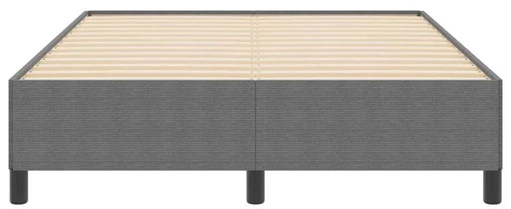 vidaXL Σκελετός Κρεβατιού Ανοιχτό γκρι 140 x 190 cm Βελούδο
