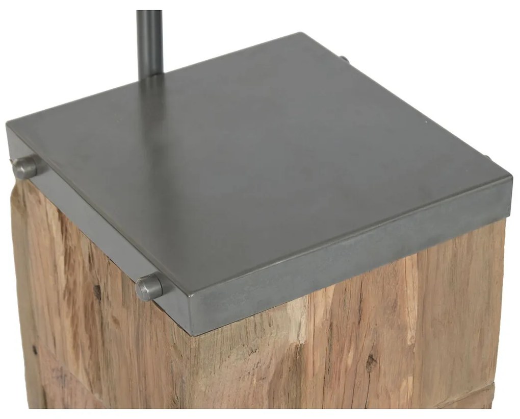 Φωτιστικό Δαπέδου Home ESPRIT Καφέ Μαύρο Φυσικό 220 V 57 X 55 X 160 CM