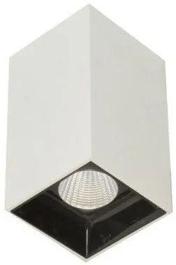 Σποτ Φωτιστικό Οροφής SQ GLAM από αλουμίνιο Viokef-4240500-Μαύρο-Λευκό 4240500