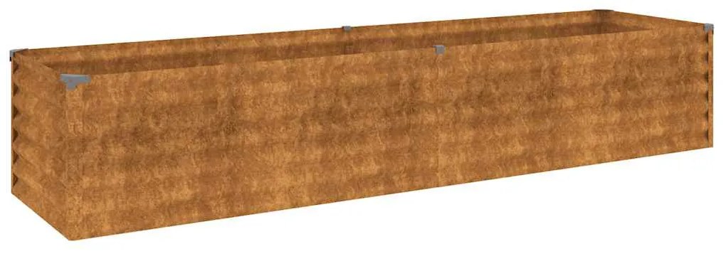 vidaXL Ζαρντινιέρα 194 x 50 x 36 εκ. από Ατσάλι Σκληρυθέν στον Αέρα