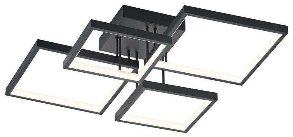Φωτιστικό Οροφής - Πλαφονιέρα Led Sorrento 627710432 Black Trio Lighting Μέταλλο
