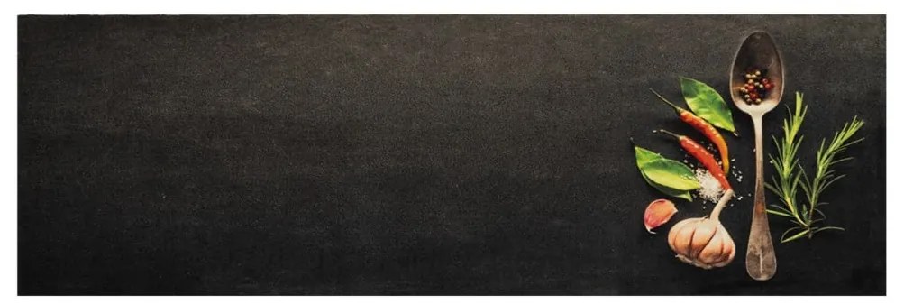 vidaXL Χαλί Κουζίνας Πλενόμενο Σχέδιο Μπαχαρικά 60 x 180 εκ. Βελούδινο