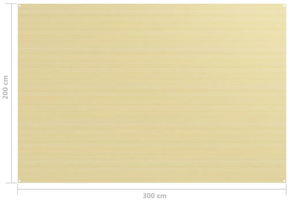 Χαλί Σκηνής Μπεζ 200 x 300 εκ.
