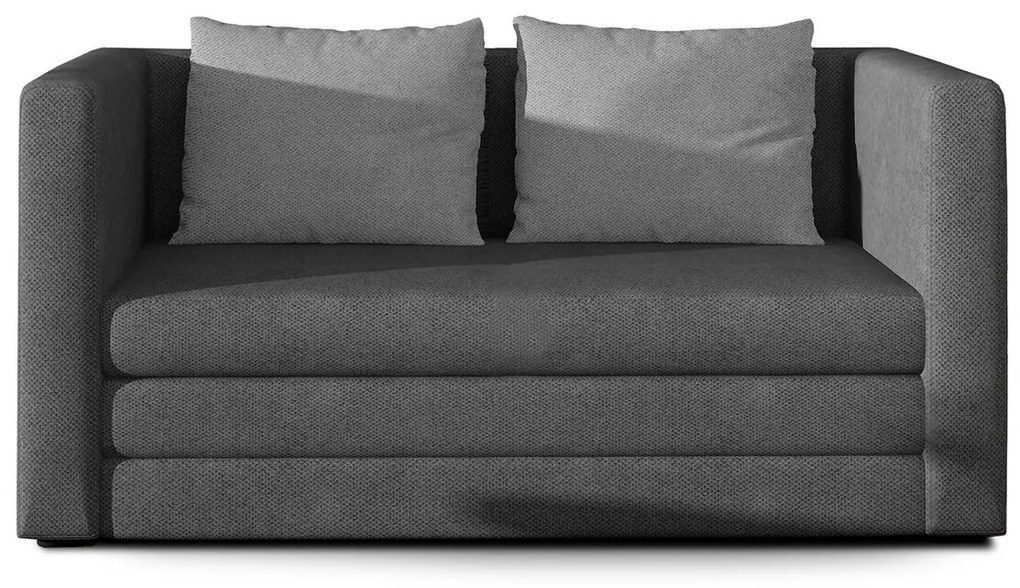 Καναπές κρεβάτι Elyria 117, Λειτουργία ύπνου, Γκρι, 132x70x62cm, Πεύκο