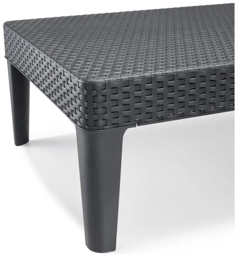 Solseng Allibert Jaipur Σκούρο γκρίζο 187 x 58 x 29 cm