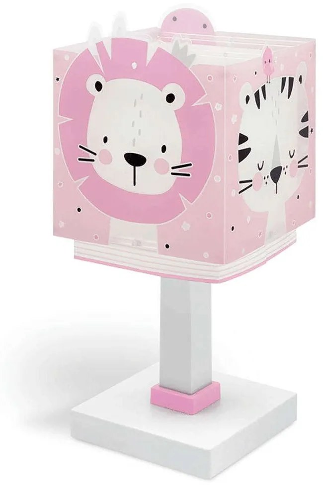 Φωτιστικό Κομοδίνου Baby Jungle Pink 63111 S E14 Pink Ango Polypropylene