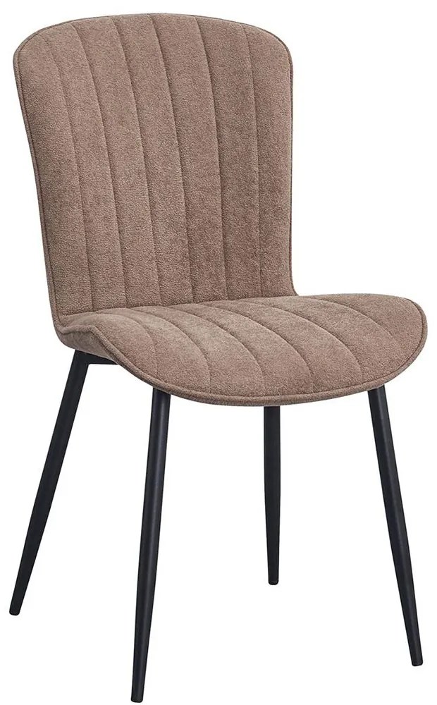 Καρέκλα Kelly ΕΜ7915,2 46x58x85cm Black-Sand