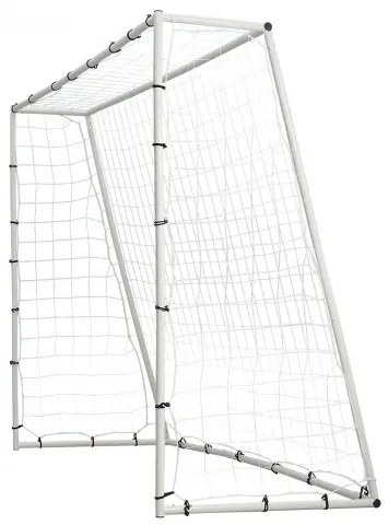 VEVOR Soccer Rebound Trainer, 8x6FT Iron Soccer Training Equipment, Sports Football Rebounder Wall with Double-Sided Rebounding Net &amp; Goal, Perfect for Backyard Practicing, Solo Training, Passing