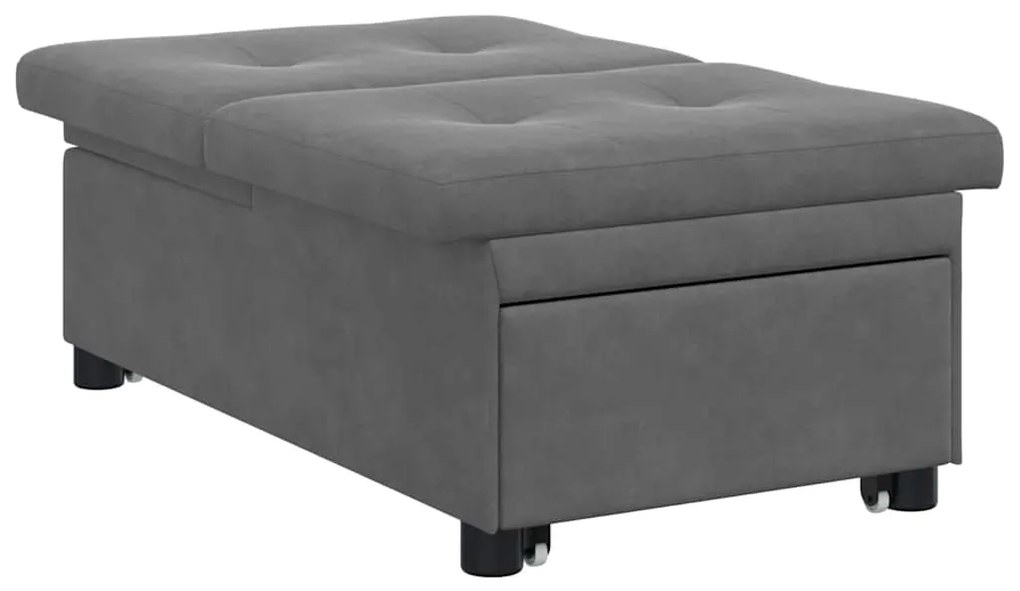 vidaXL Κρεβάτι καναπές Σκούρο Γκρι 67 x 194 x 82 εκ