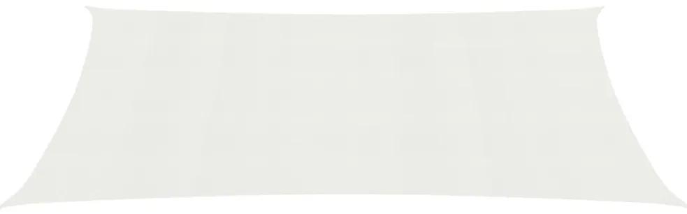 vidaXL Πανί Σκίασης Λευκό 2,5 x 5 μ. από HDPE 160 γρ./μ²