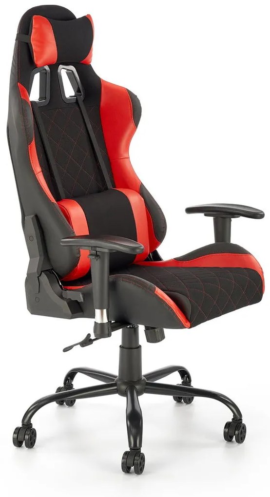 ΚΑΡΕΚΛΑ ΓΡΑΦΕΙΟΥ / GAMER CAIN ΜΑΥΡΟ / ΓΚΡΙ 69x62x127-134cm